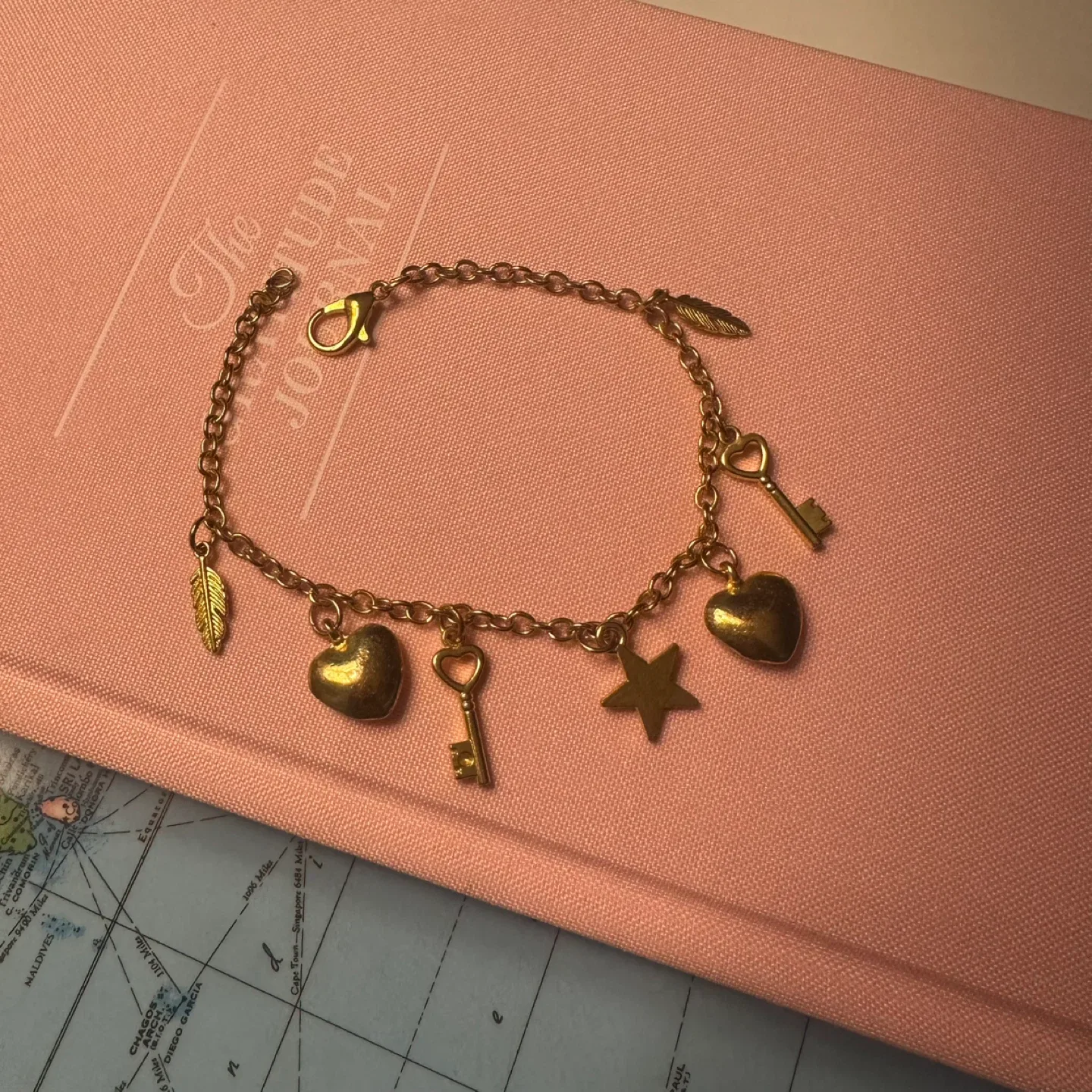 Gold Charm Bracelet