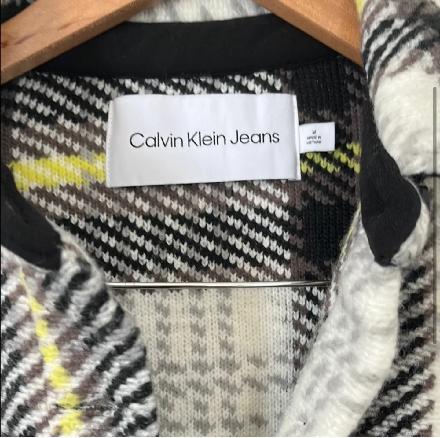 Calvin Klein Jeans Plaid Shacket - Size M image indicator(2)