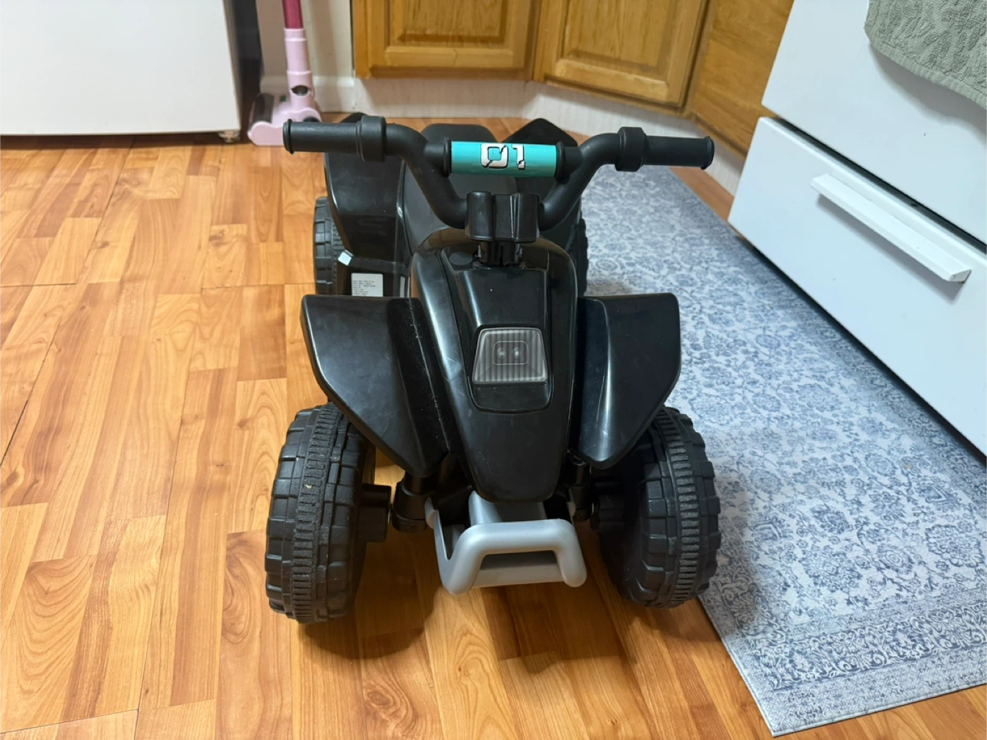 Black Kids Electric 4-Wheeler ATV