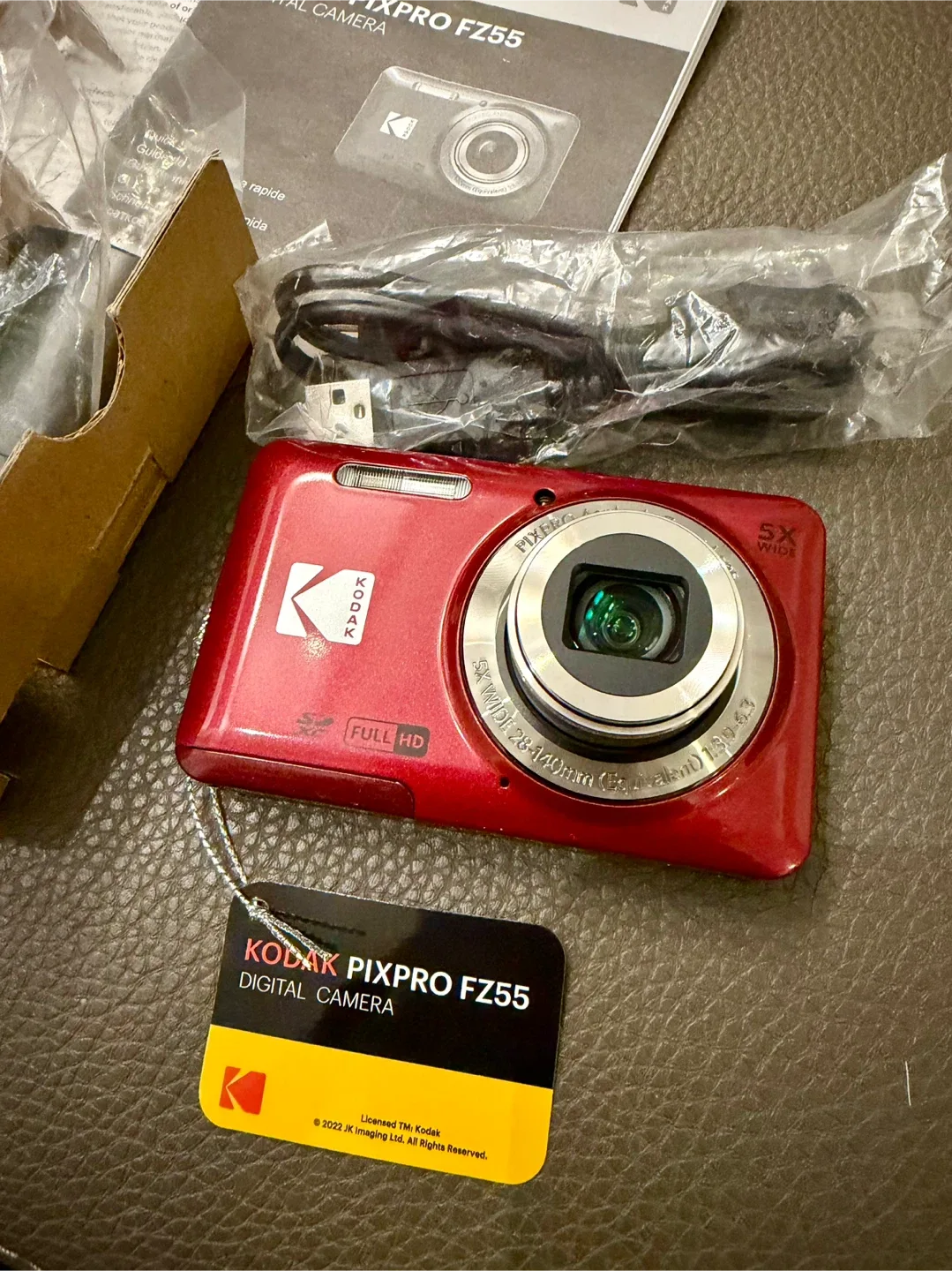 Kodak PIXPRO FZ55 Digital Camera - Red