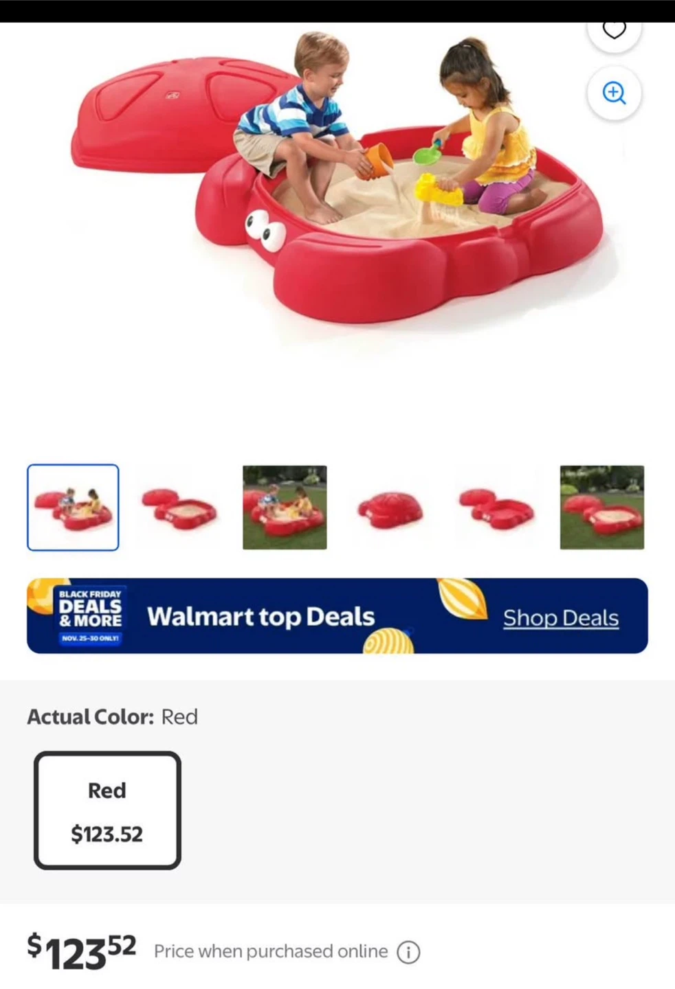 Crab Sandbox with Lid - photo 5
