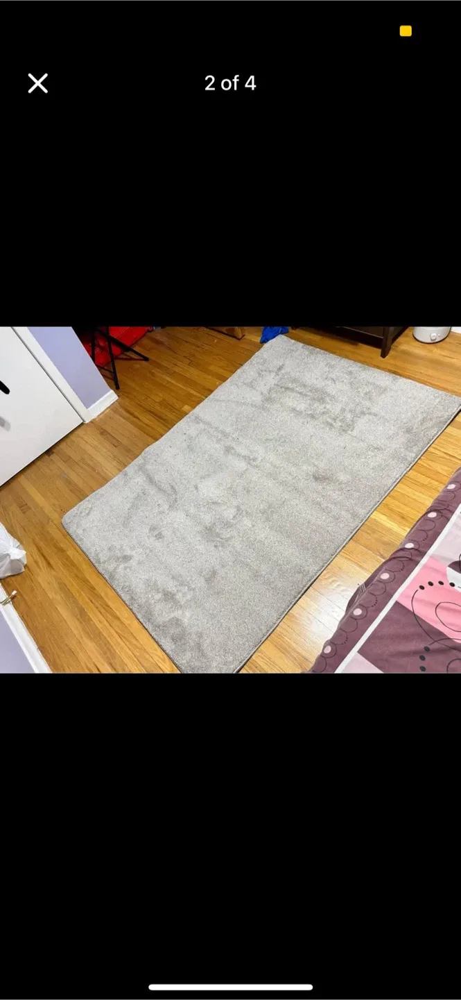 Bellissimo 4x6 Grey Area Rug