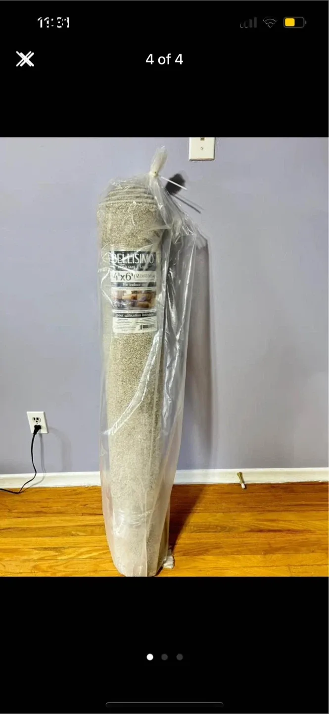 Bellissimo 4x6 Grey Area Rug image indicator(5)