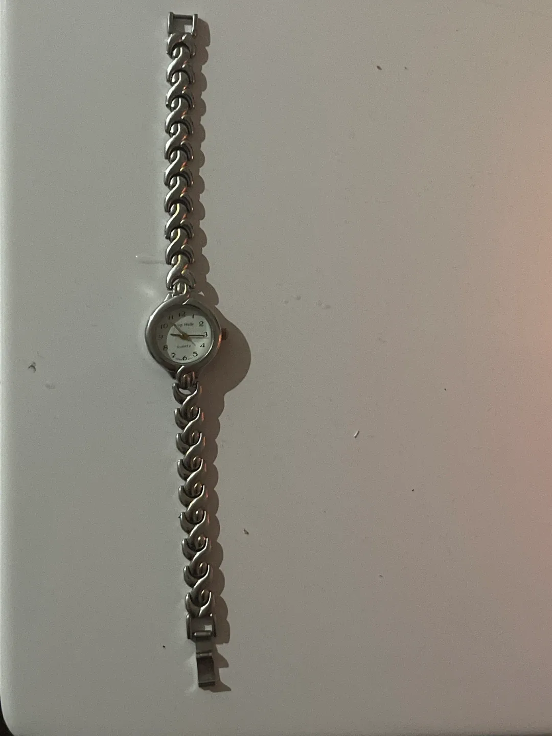VINTAGE Philip Wells Quartz Watch - Silver Tone