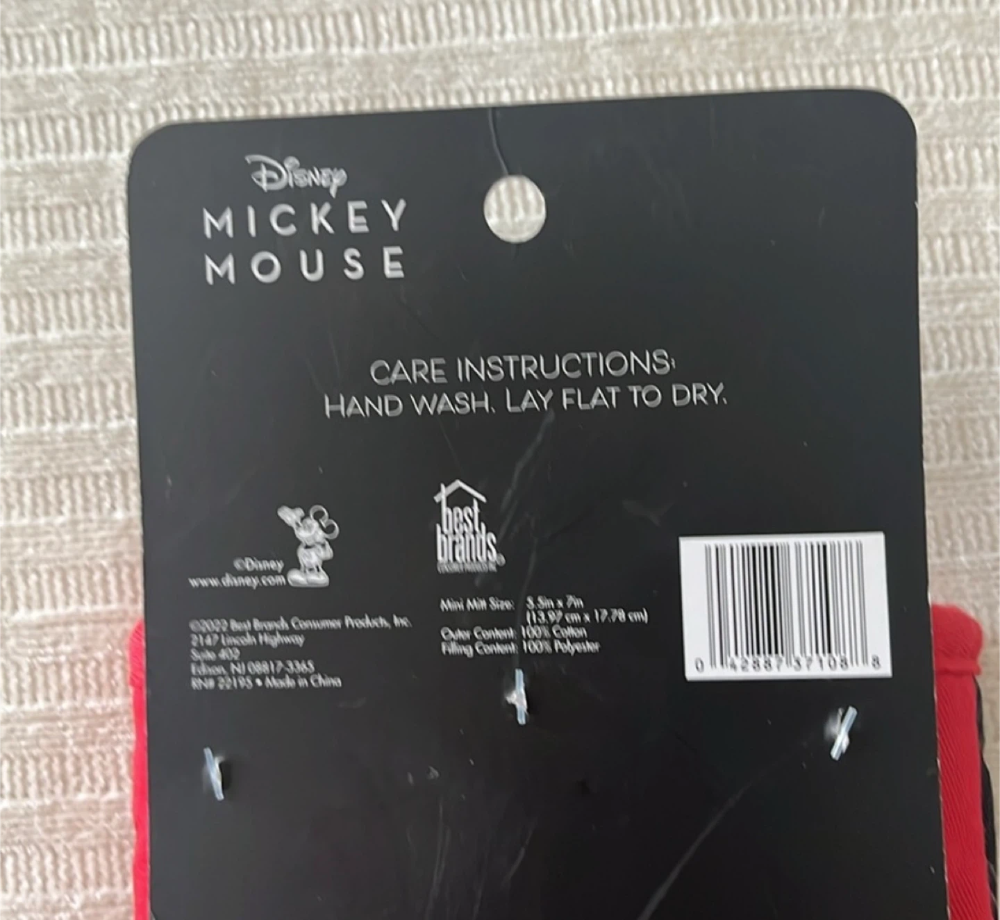 New Disney Mickey Mouse Mini Mitts 2-Pack - New - photo 4