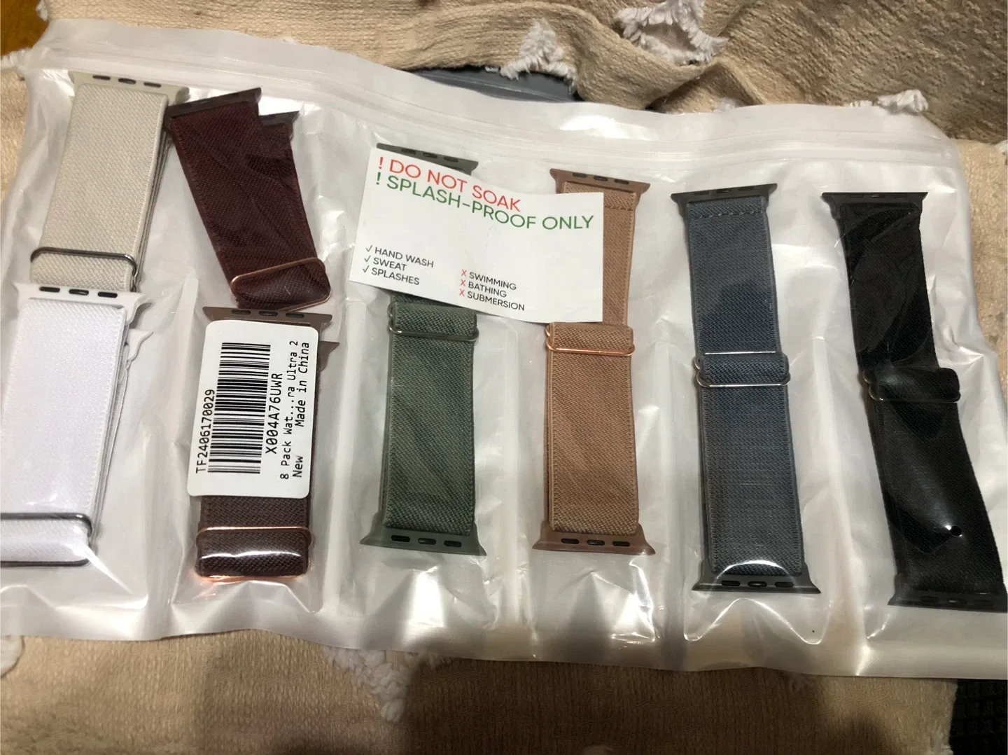 New Apple Watch Band 8-Pack - Various Colours