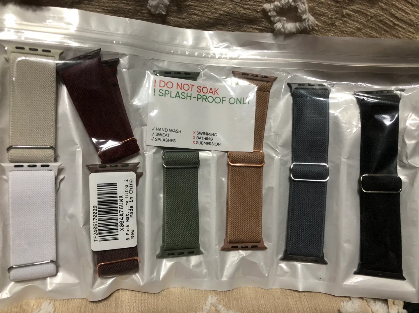 New Apple Watch Band 8-Pack - Various Colours image indicator(5)