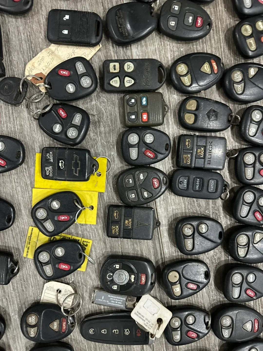 car-key remotes - over 80