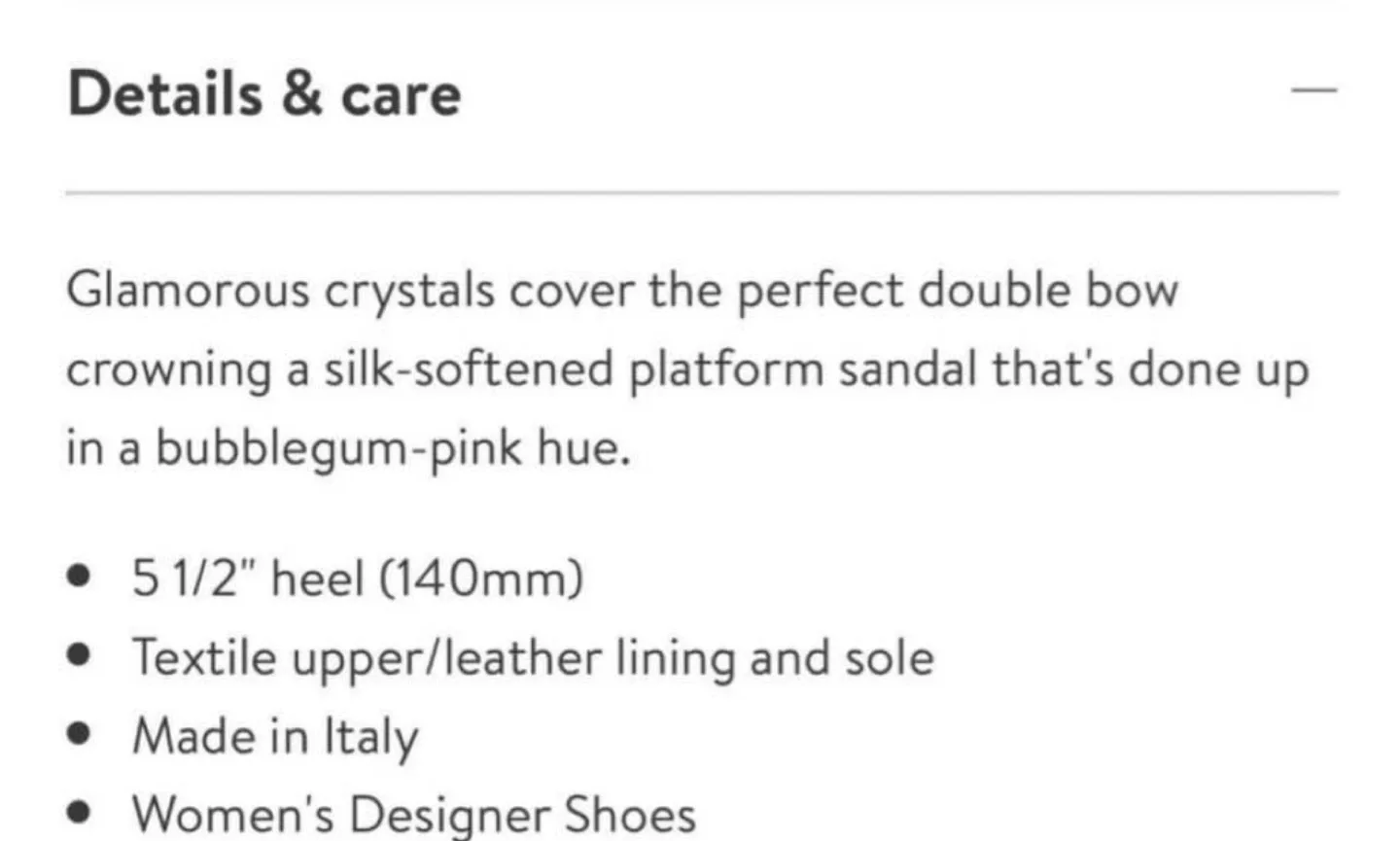 Mach & Mach Pink Crystal Bow Heels - Size 37.5 image indicator(3)