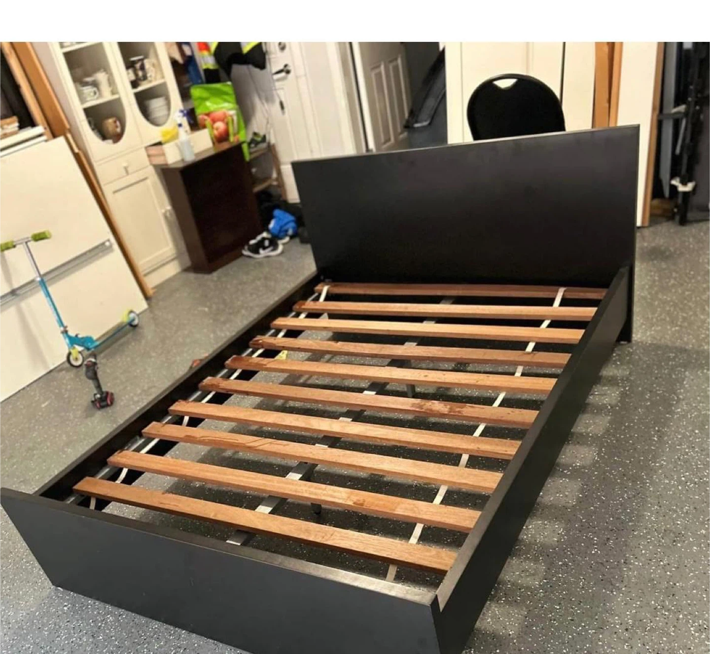 Black Bed Frame - double  Size - photo 2