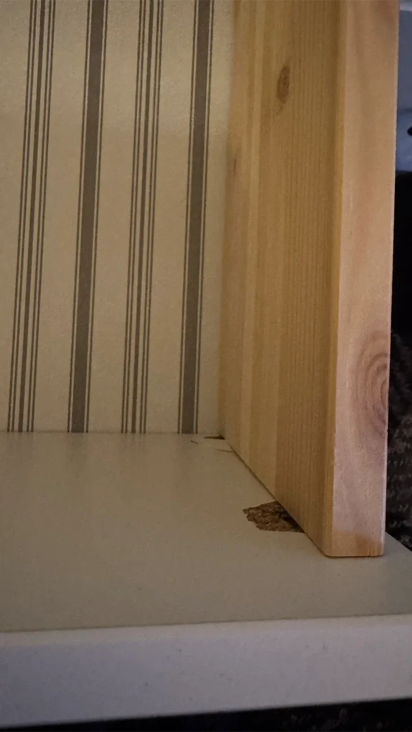 IKEA HEMNES 8-drawer dresser + glass table top (white) image indicator(9)