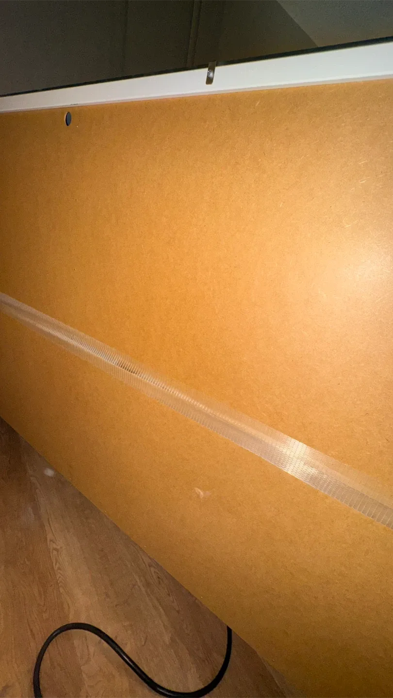 IKEA HEMNES 8-drawer dresser + glass table top (white) image indicator(6)