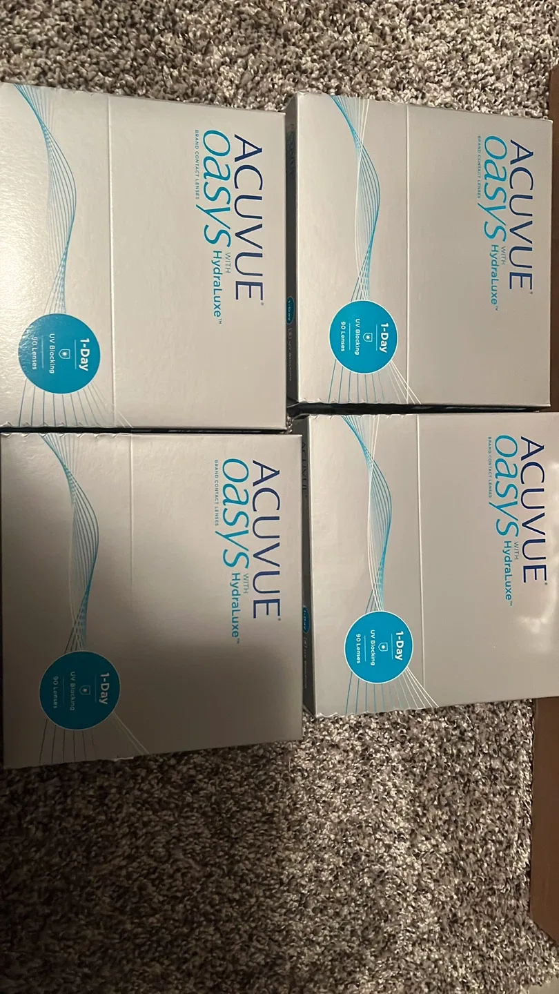 7.50 each box $77 Acuvue Oasys 1-Day 90 Lenses