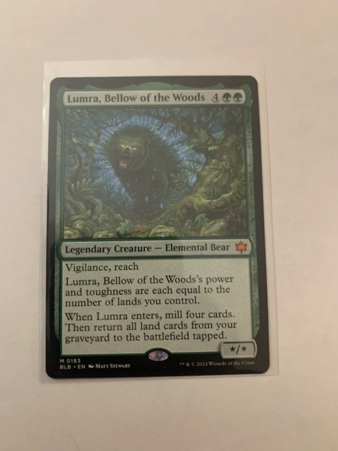 Lumra, Bellow of the Woods MTG Card NM #Cleanout