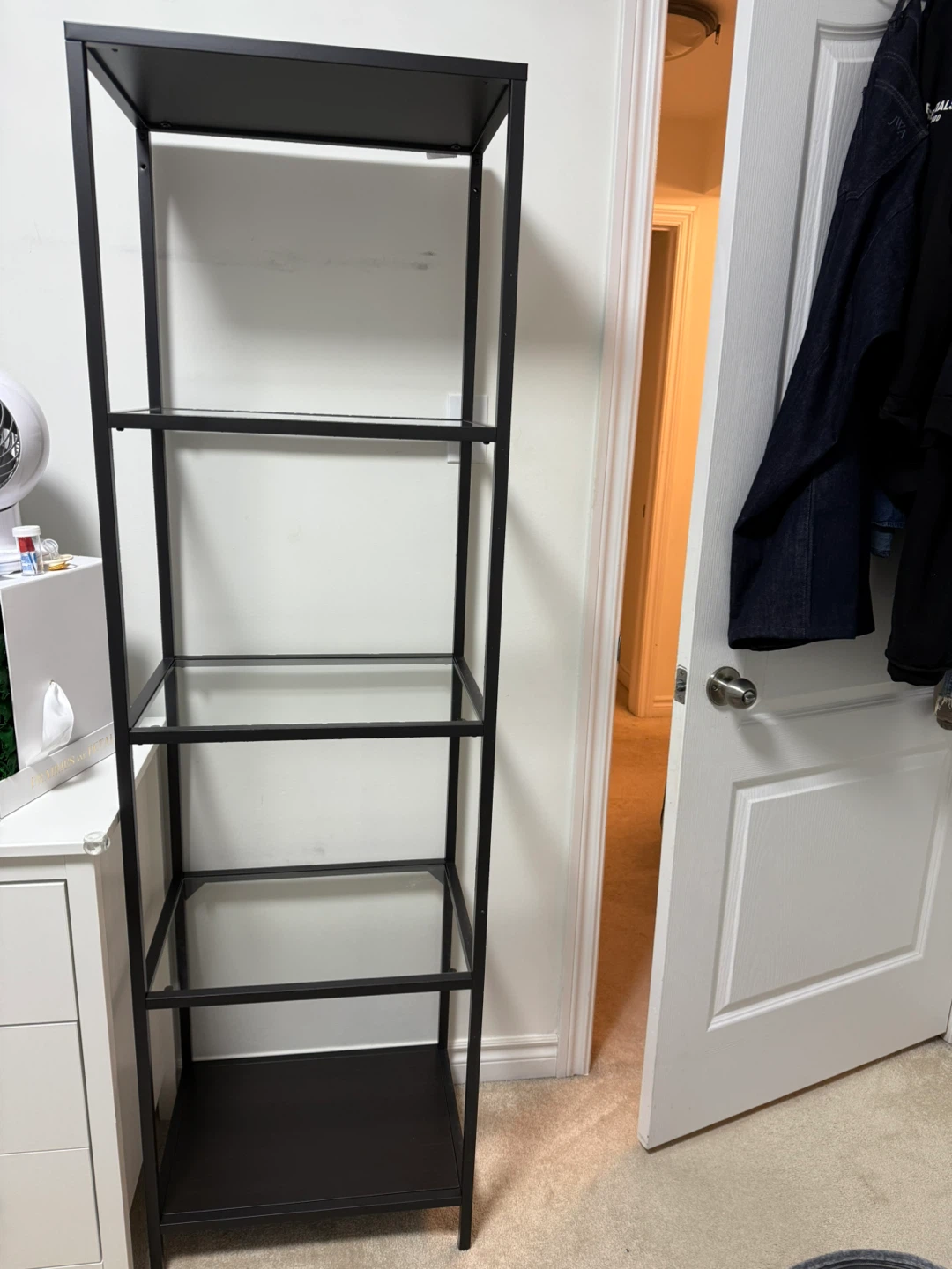 IKEA VITTSJÖ Tall Shelf Unit – BRAND NEW (Just Assembled!) - photo 2