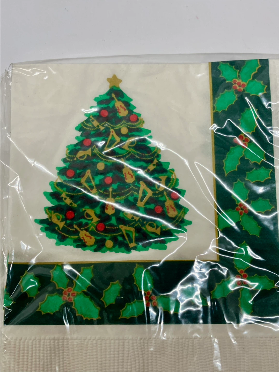 3 Packages Of Vintage Christmas Cocktail Napkins - 48 Count - photo 3