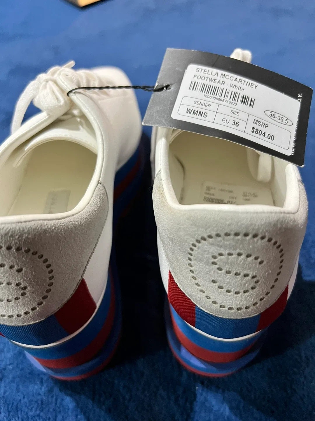 Stella McCartney White Platform Sneakers - Size 36 image indicator(3)