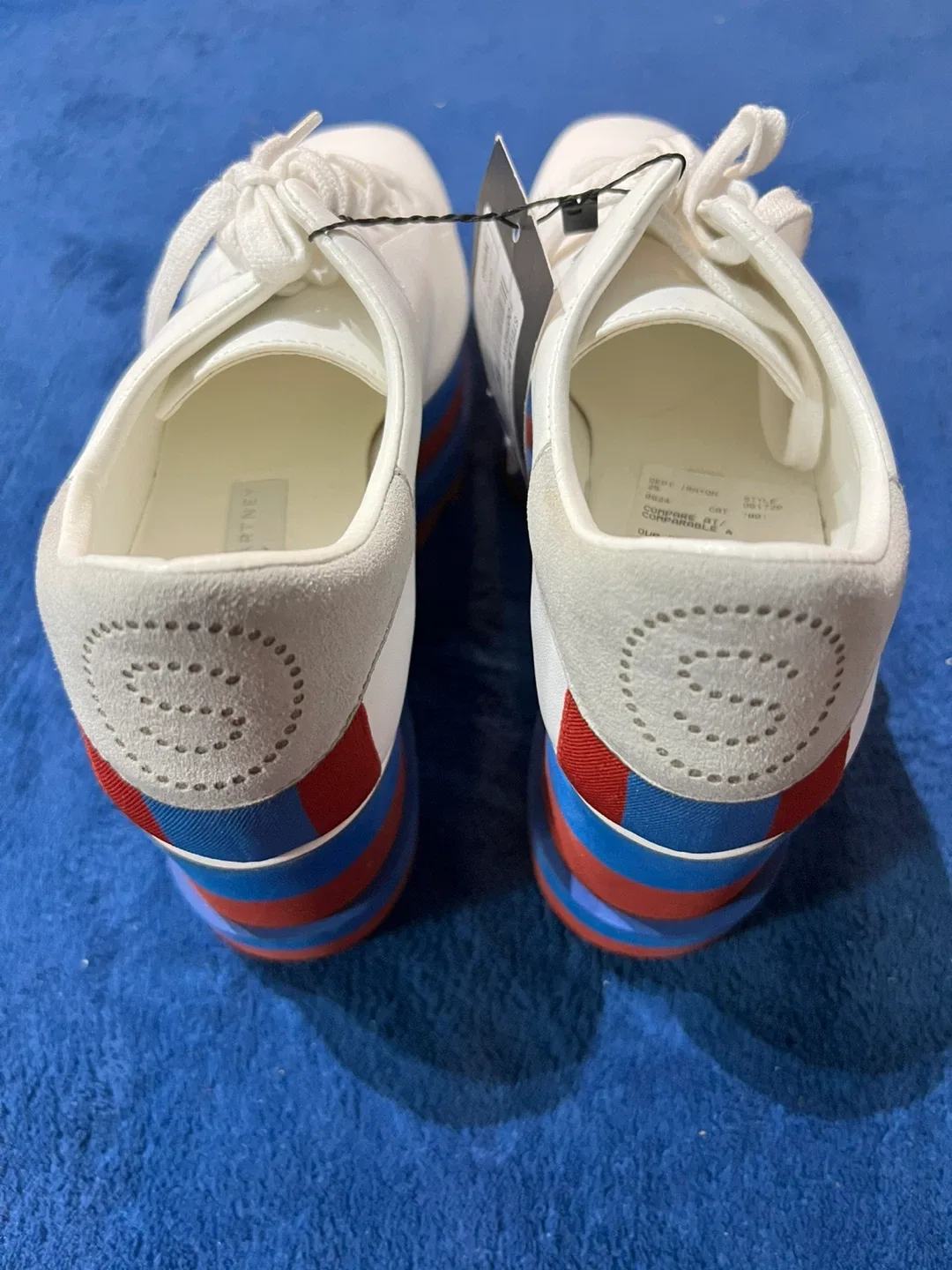 Stella McCartney White Platform Sneakers - Size 36 image indicator(4)