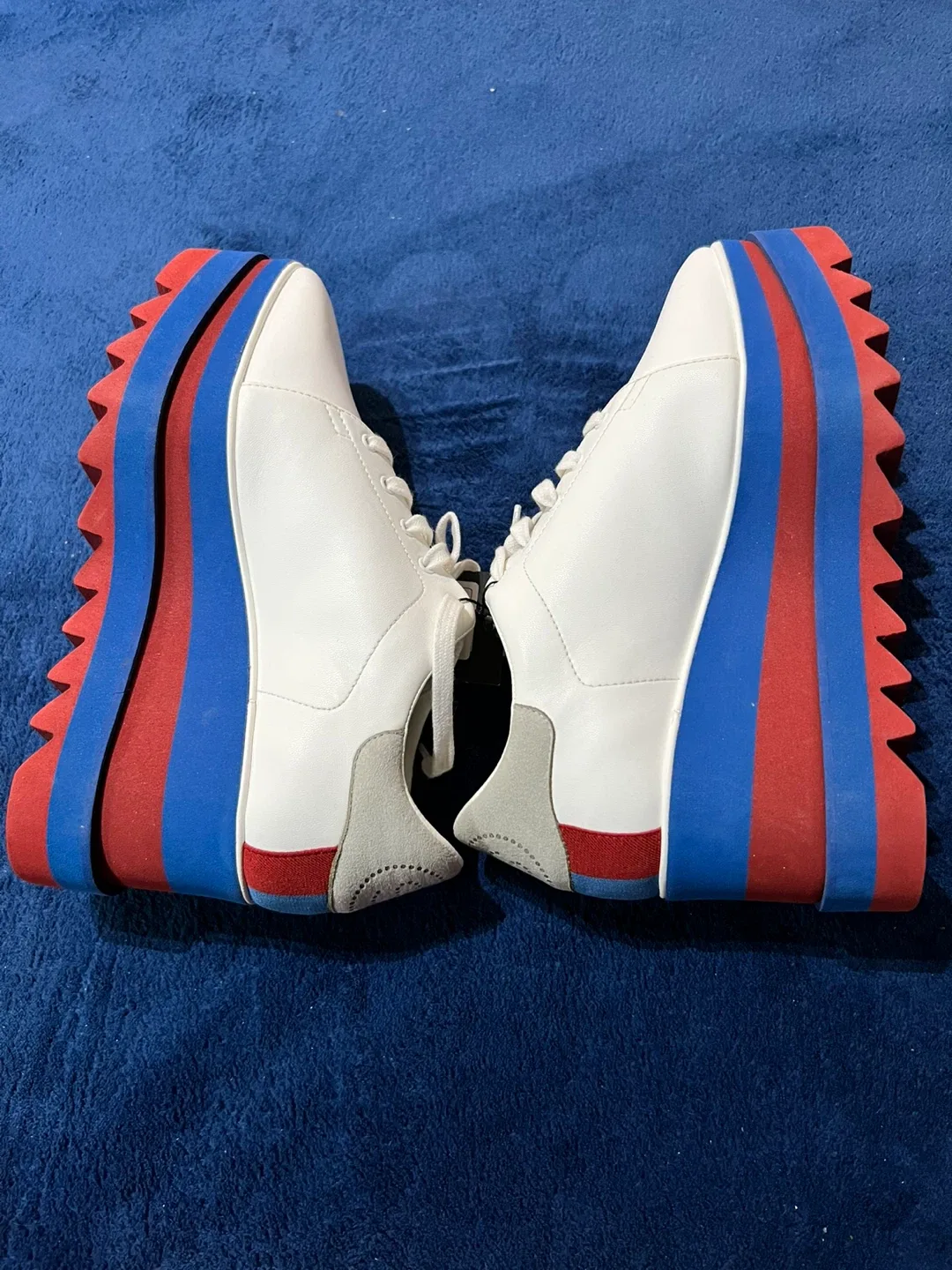 Stella McCartney White Platform Sneakers - Size 36 image indicator(5)