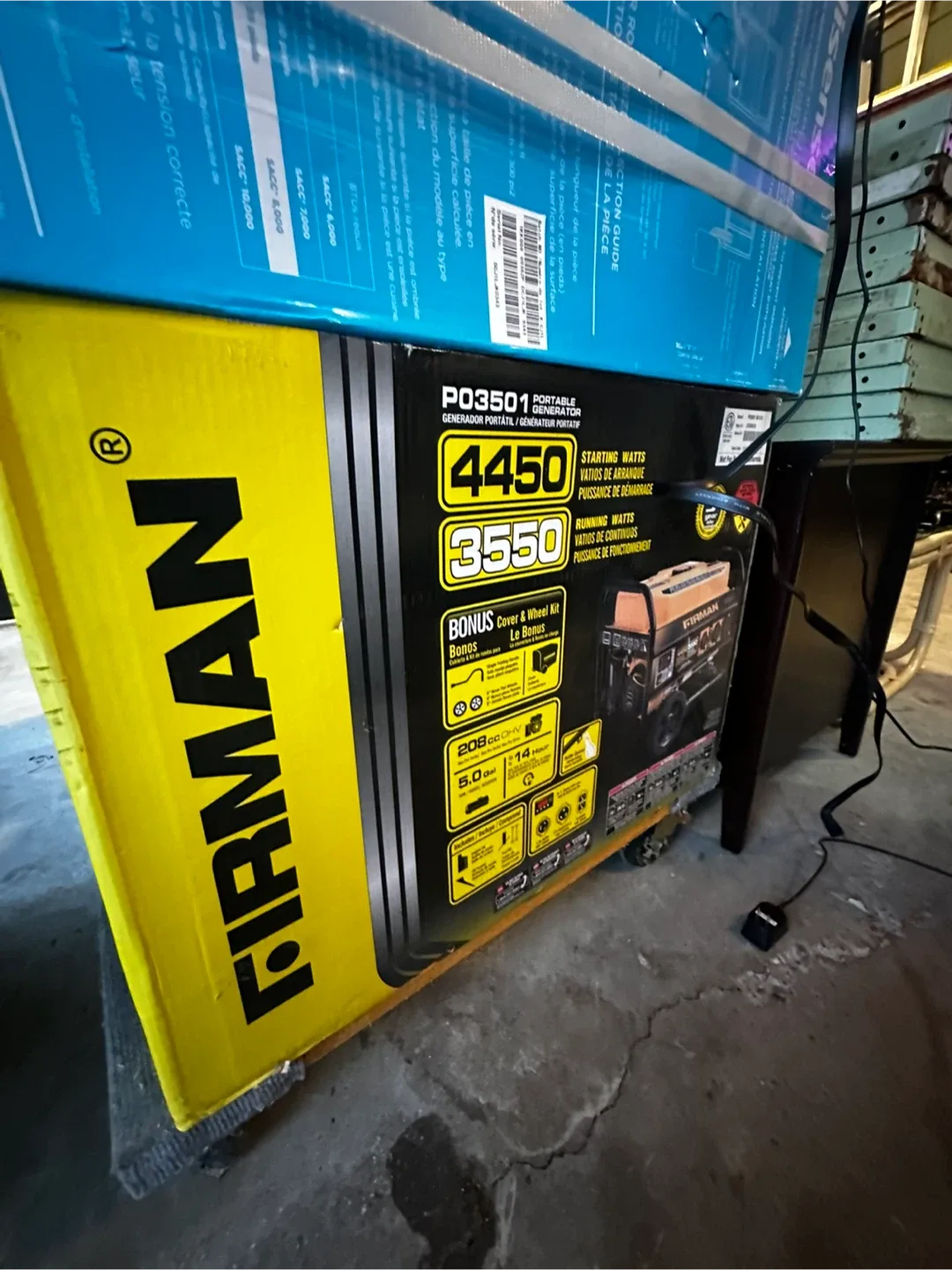 Firman P03501 Portable Generator - 4450 Watts image indicator(3)