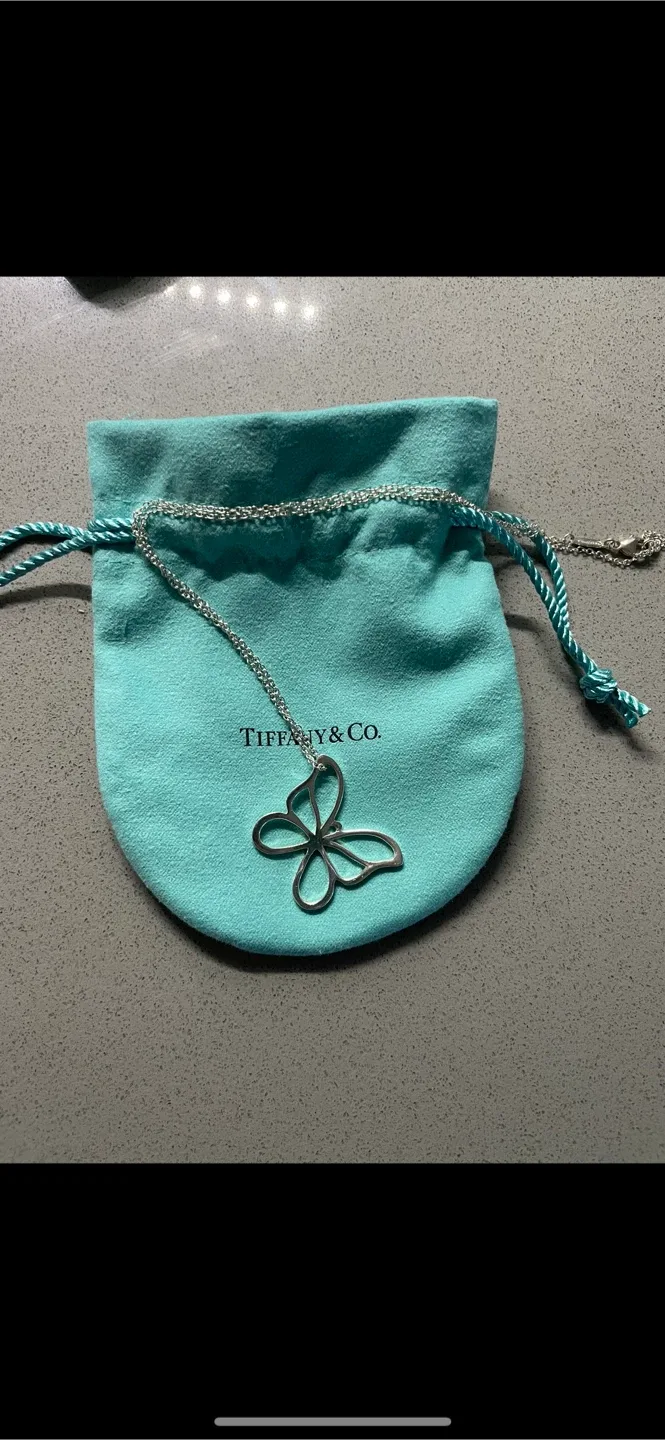 Tiffany & Co. Butterfly Pendant Necklace image indicator(2)