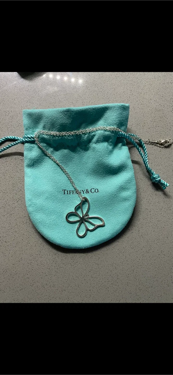Tiffany & Co. Butterfly Pendant Necklace image indicator(3)