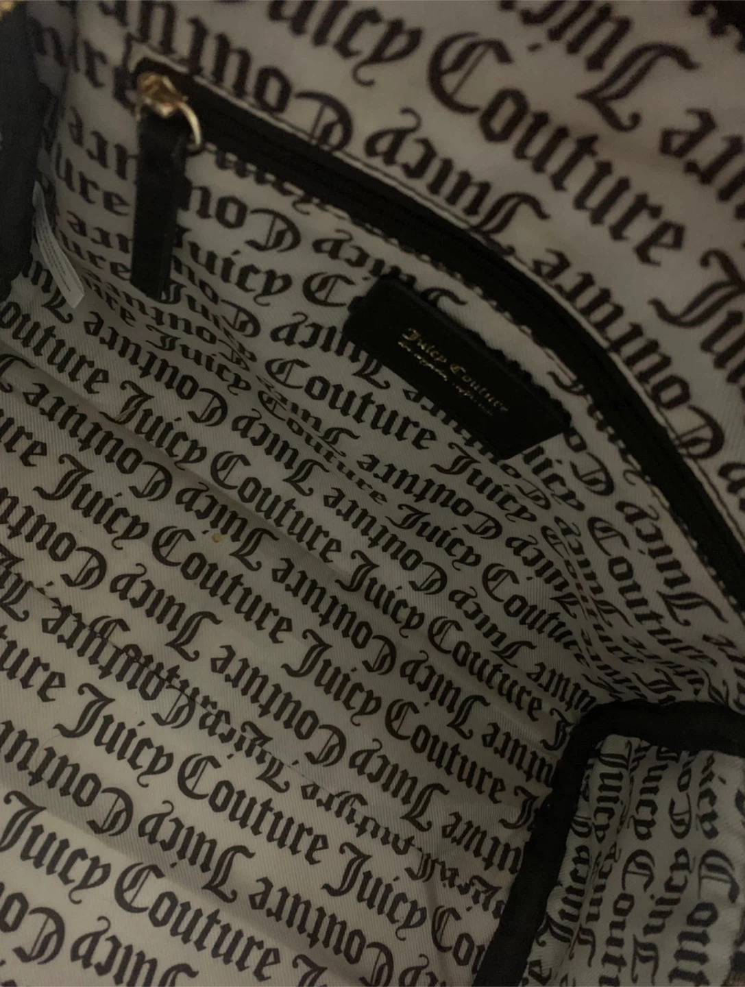 Juicy Couture Black Embossed Satchel #Cleanout - photo 2