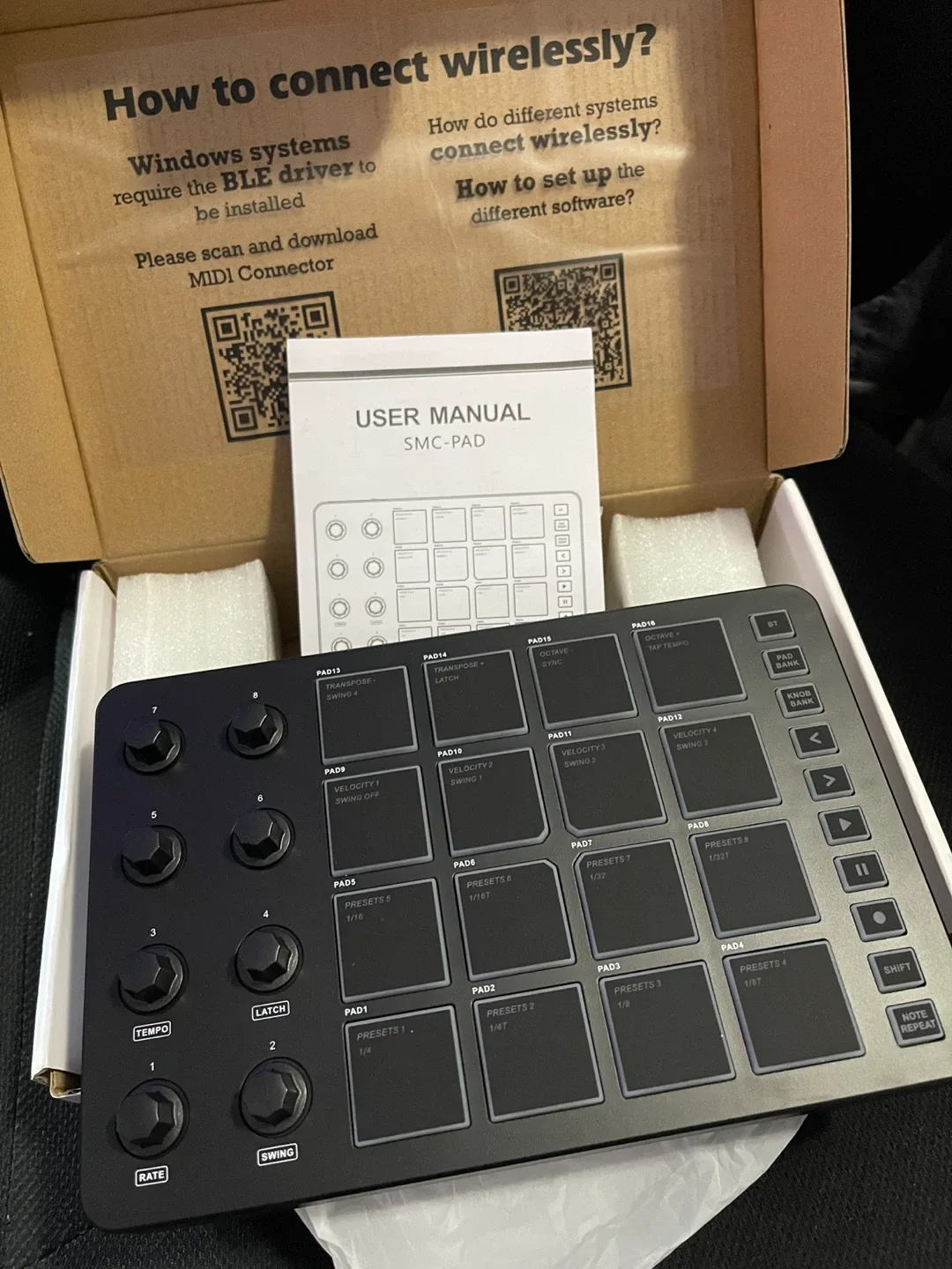 M-VAVE SMC-PAD MIDI Controller