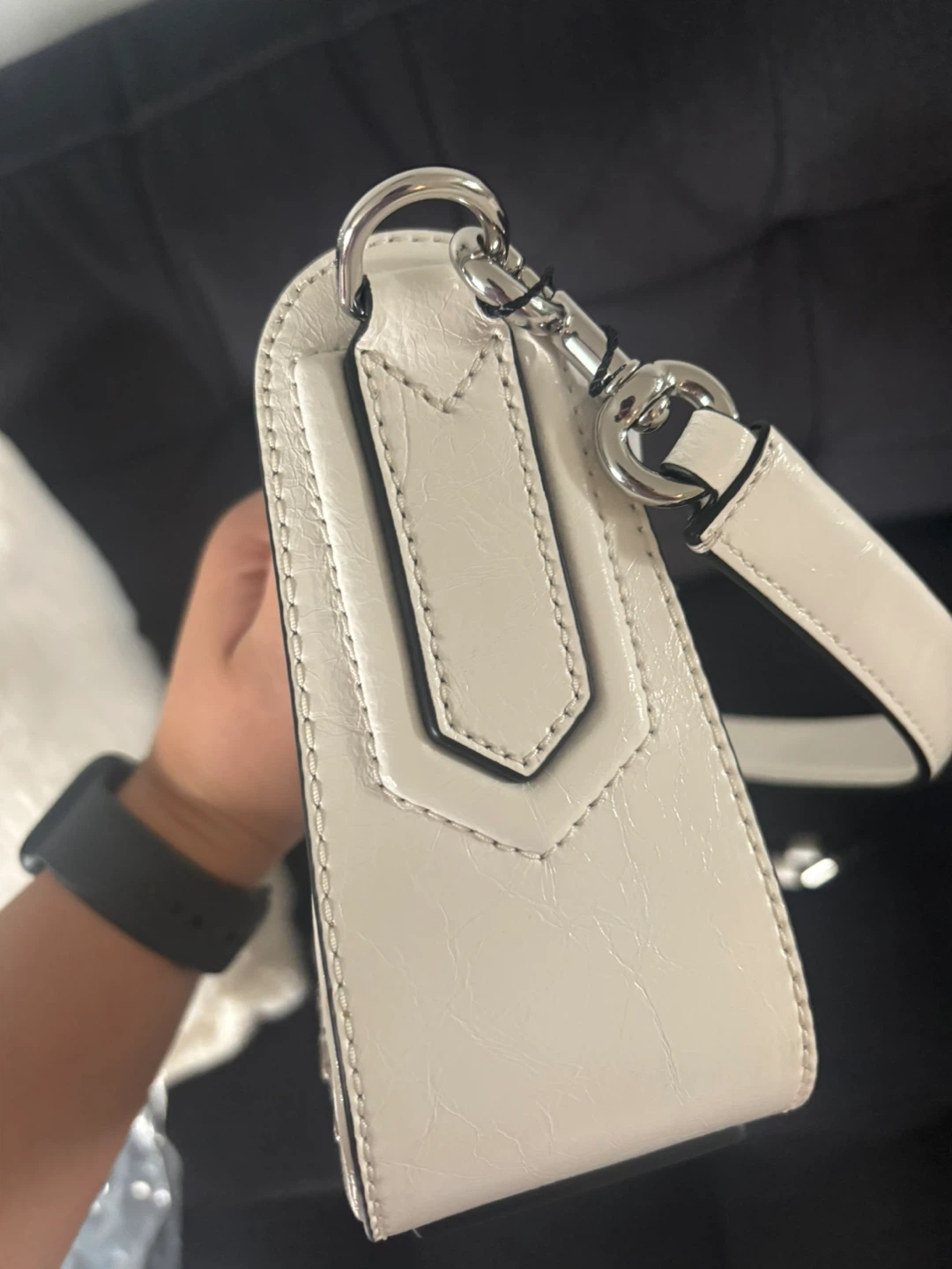 Marc Jacobs White Leather Shoulder Bag - photo 4