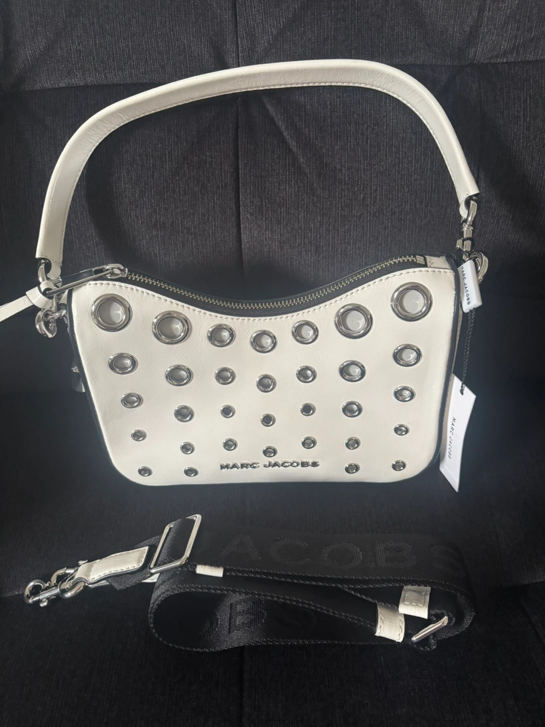 Marc Jacobs White Leather Shoulder Bag