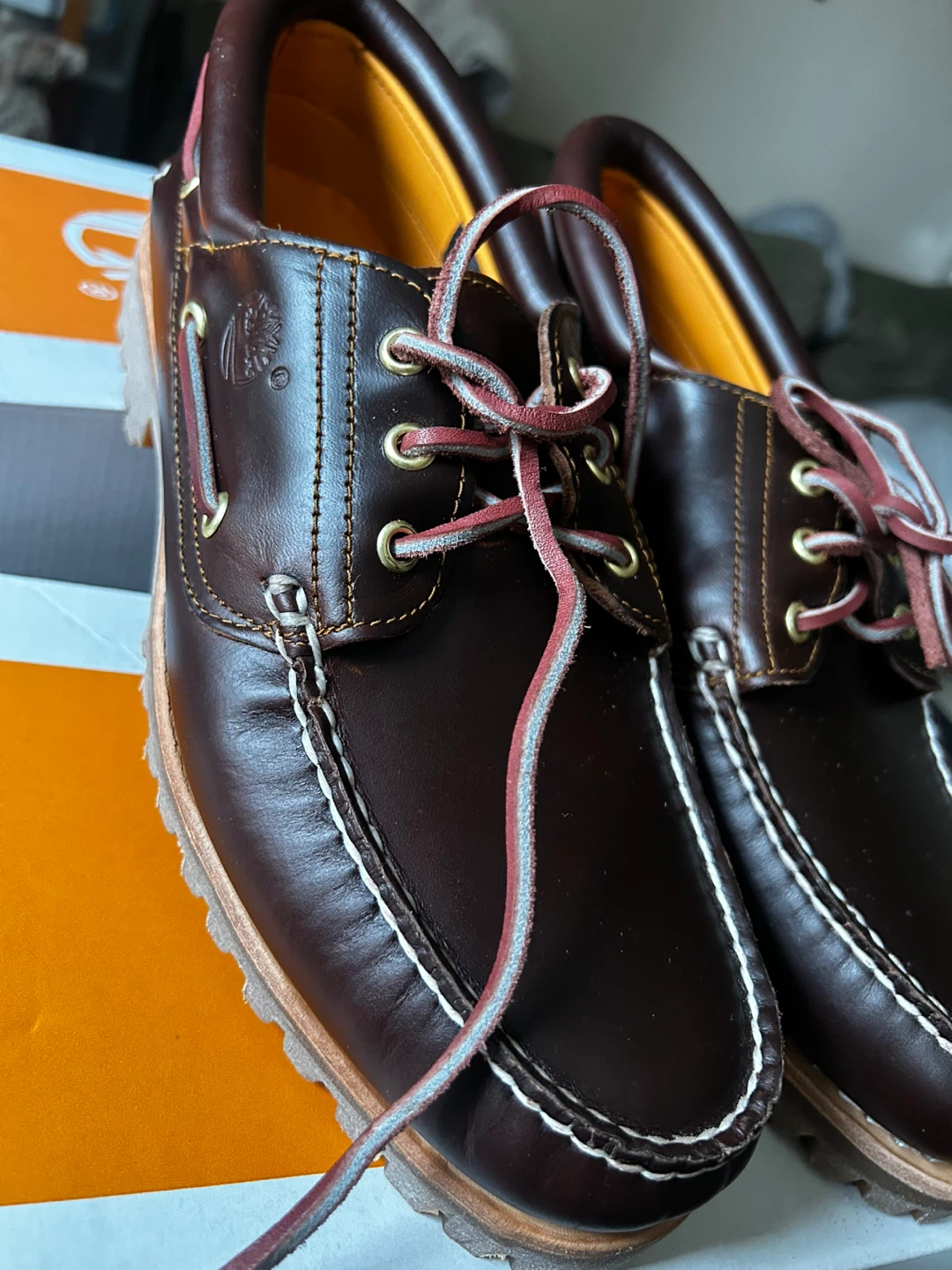Timberland Authentic Boat Shoe - Brown, Size 10