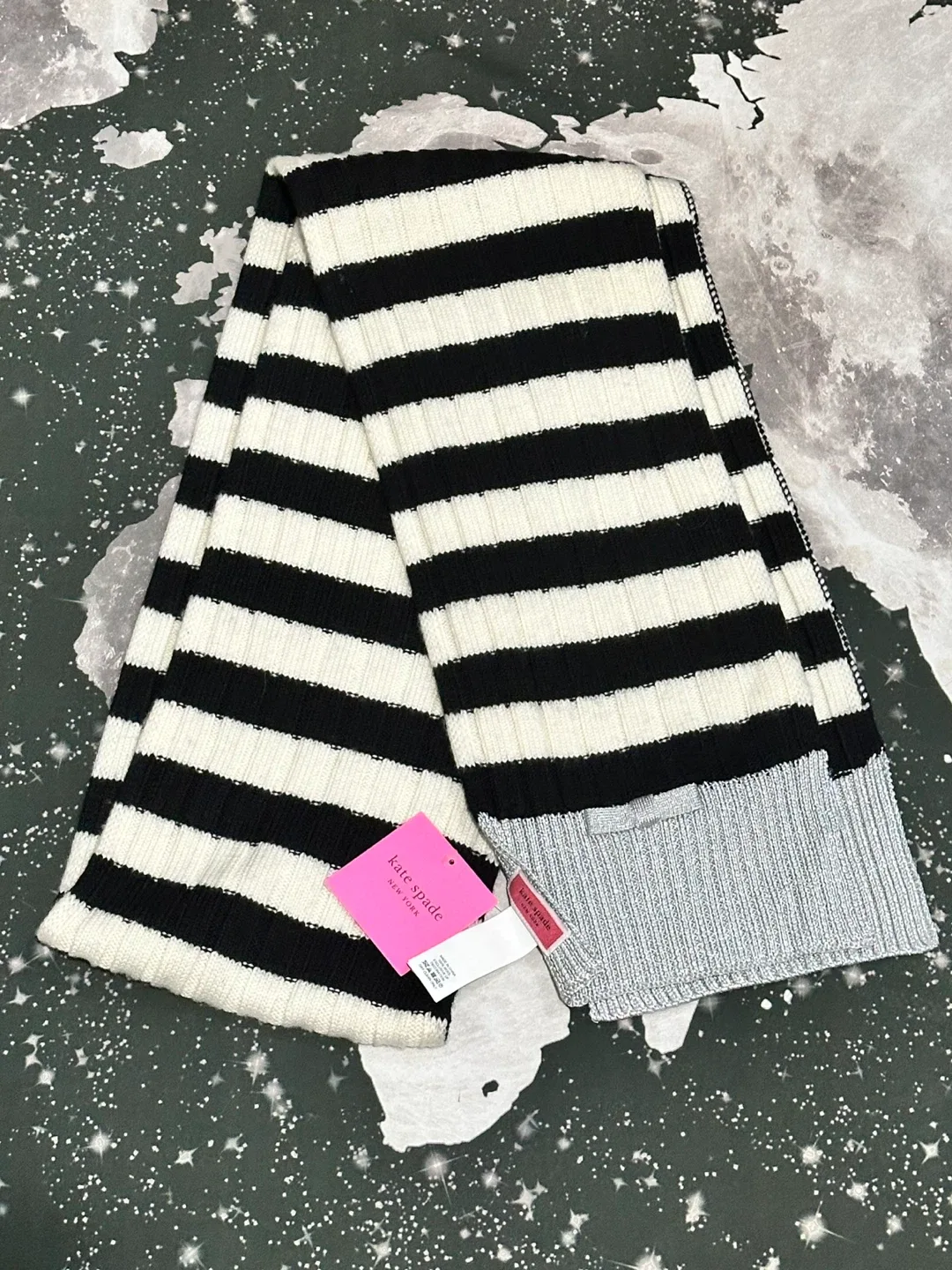 Kate Spade New York Wool Striped scarf