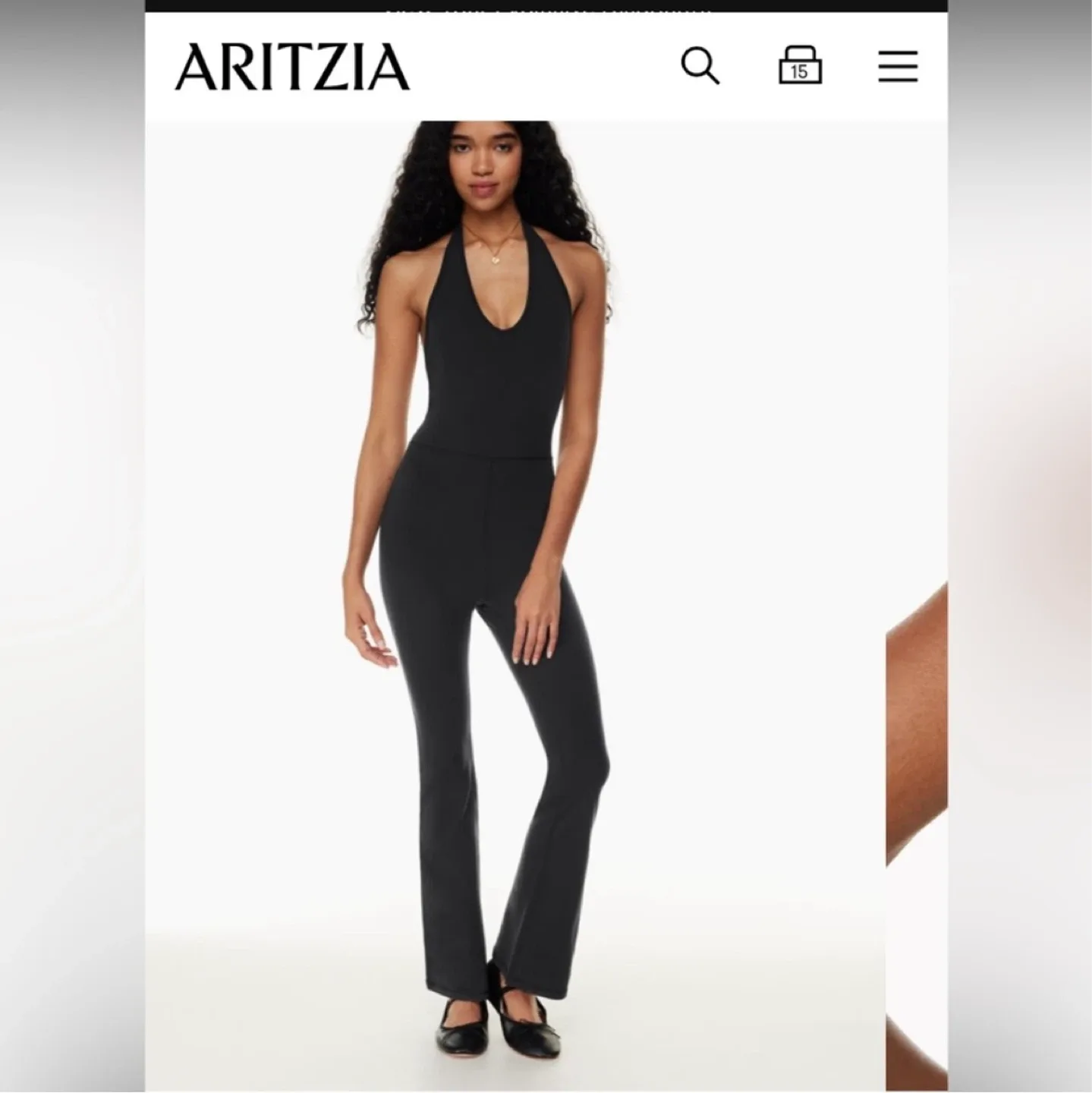 Aritzia Black Jumpsuit