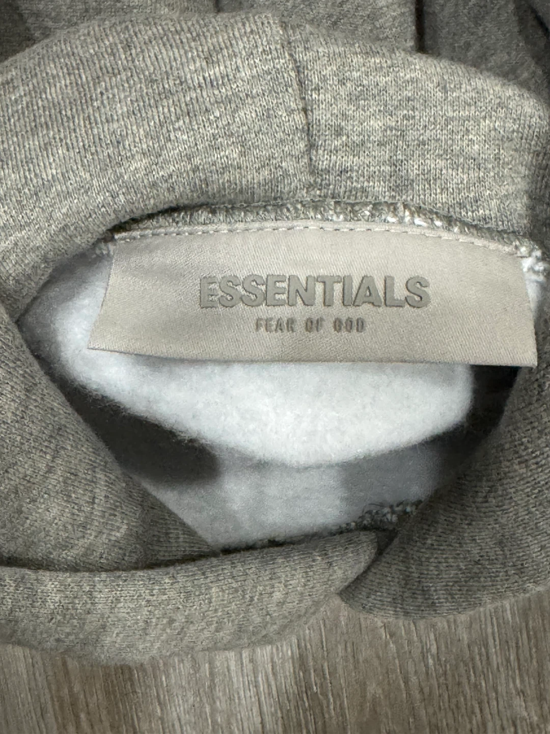 Essentials Fear of God Grey Hoodie - Size S - photo 4
