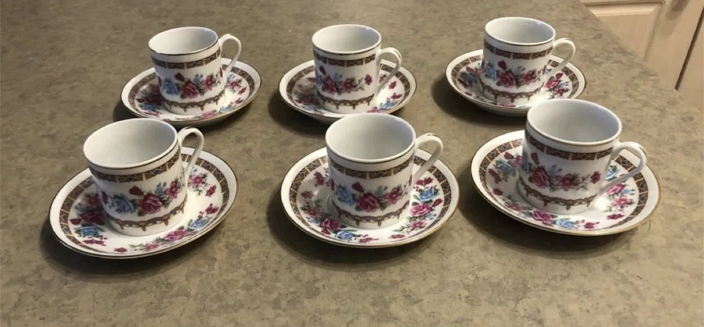 Espresso sets - china cups, saucers - #cleanout image indicator(4)