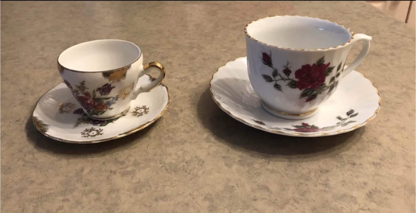Espresso sets - china cups, saucers - photo 2