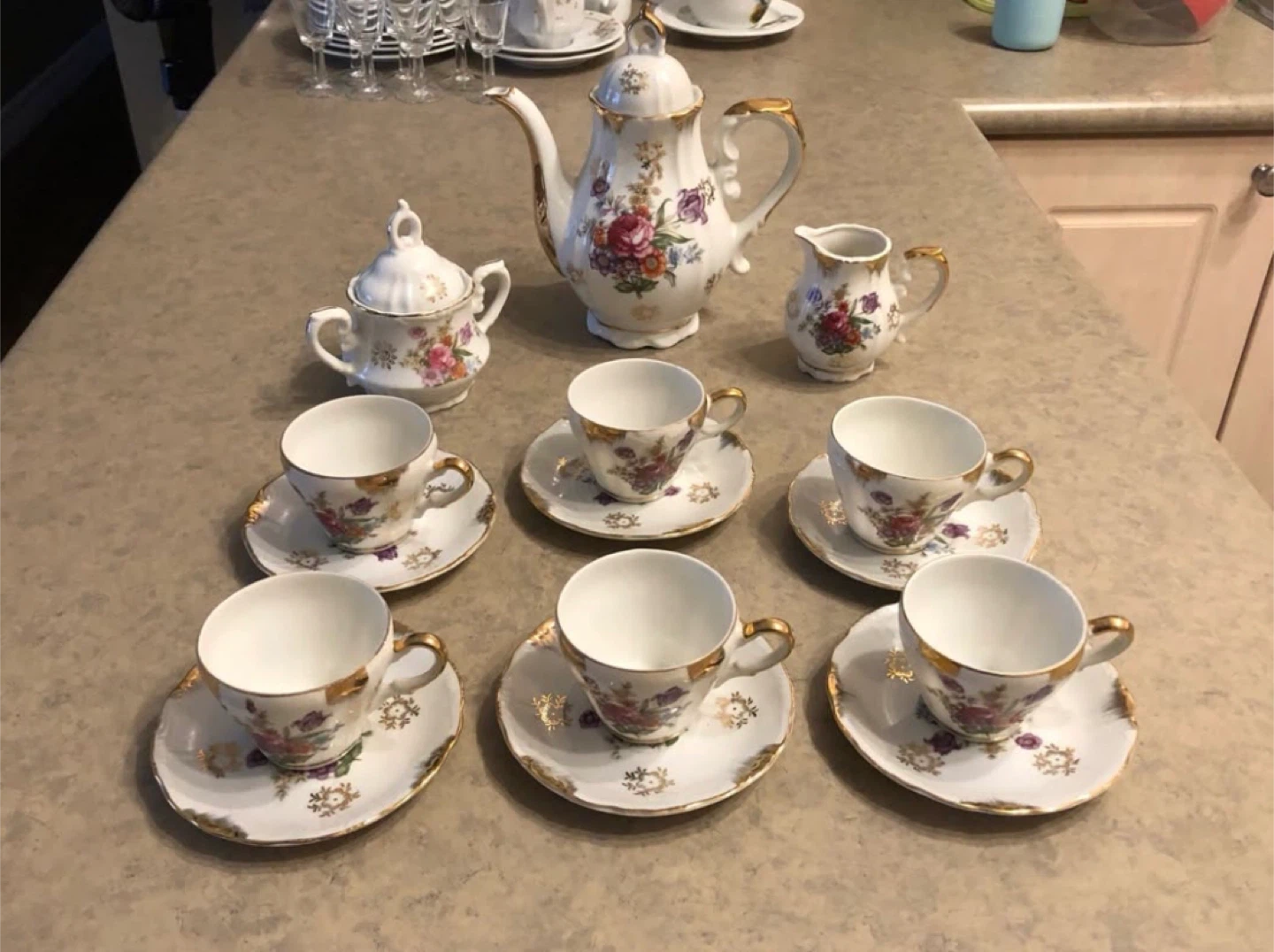 Espresso sets - china cups, saucers - photo 3