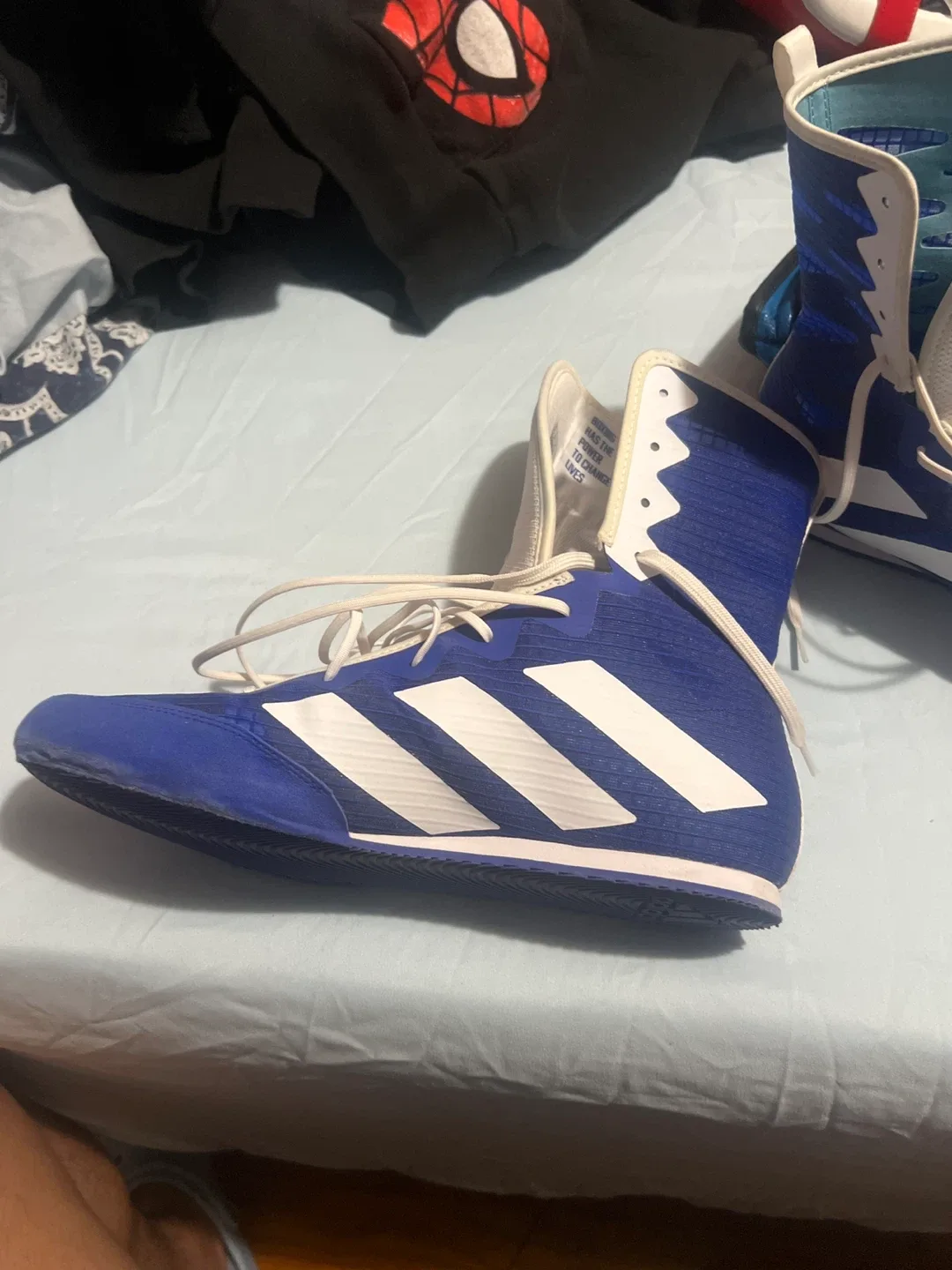 Adidas Boxing Shoes - Blue/White, US 10 image indicator(3)