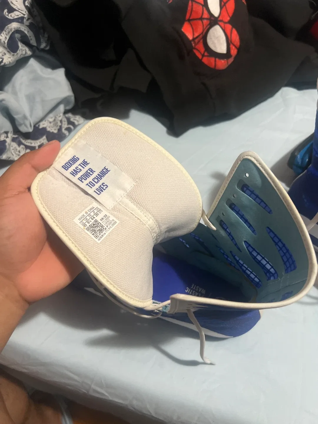 Adidas Boxing Shoes - Blue/White, US 10 image indicator(4)