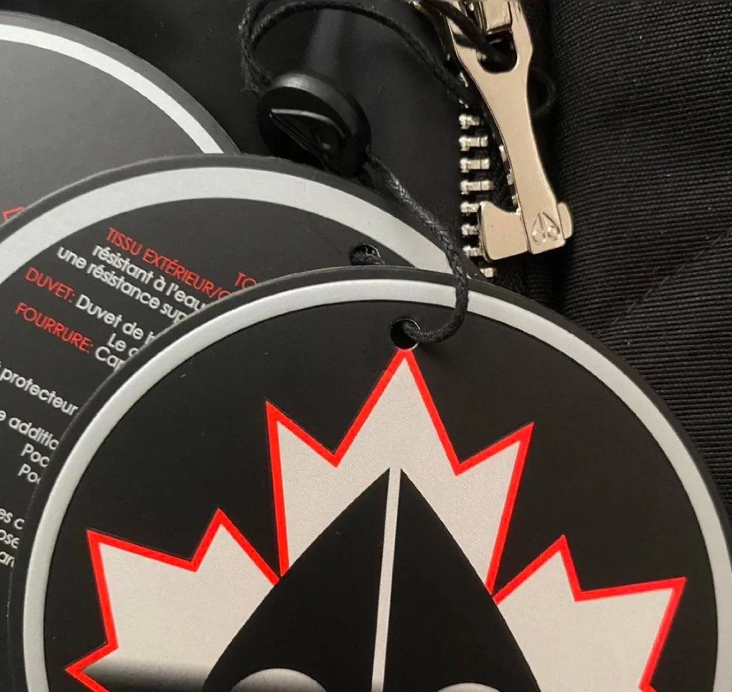 Moose Knuckles Q3 Down Parka Black With White Fur image indicator(3)