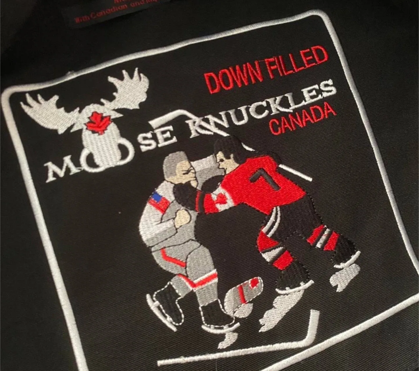 Moose Knuckles Q3 Down Parka Black With White Fur image indicator(2)