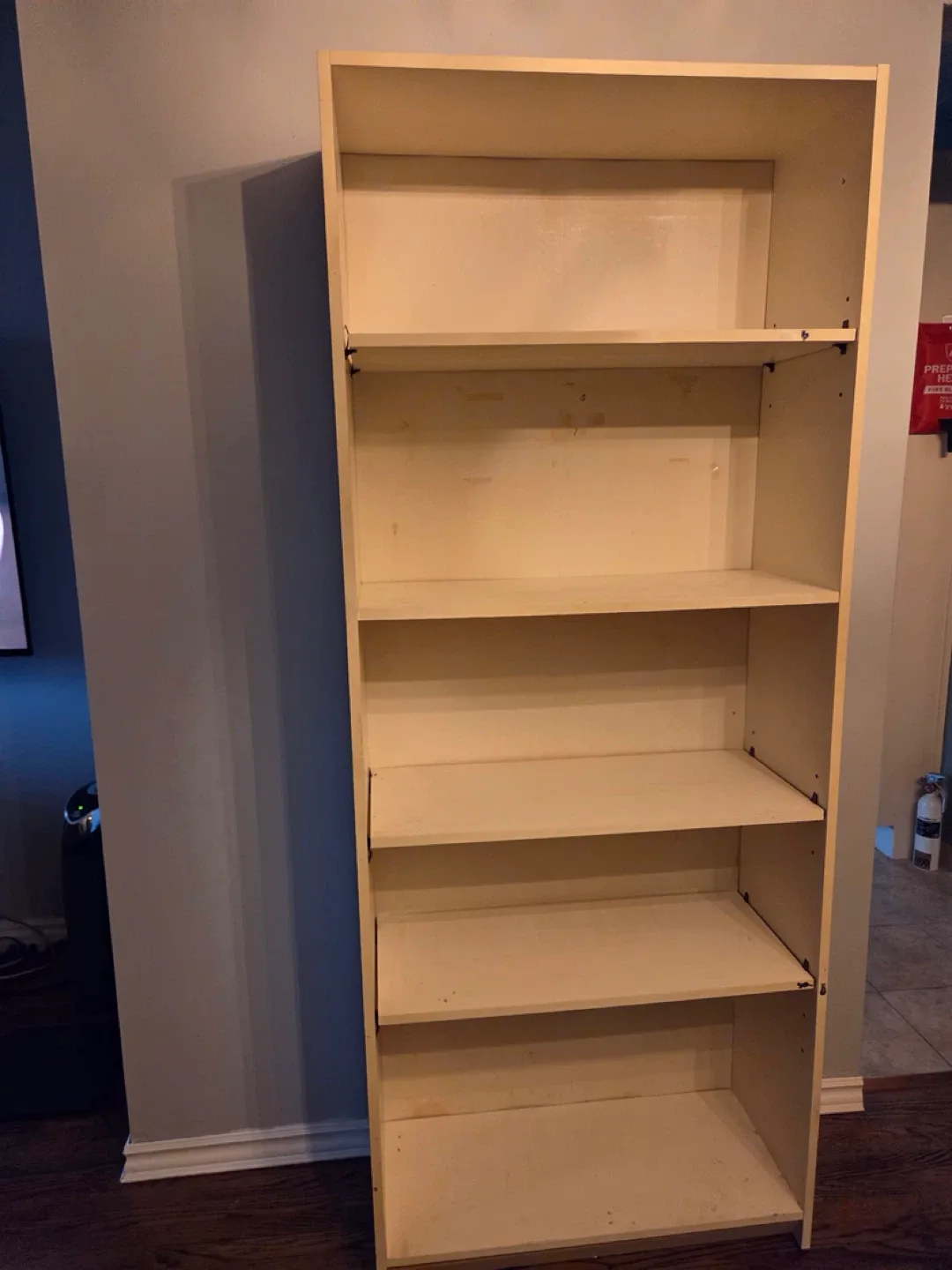 White Bookshelf
