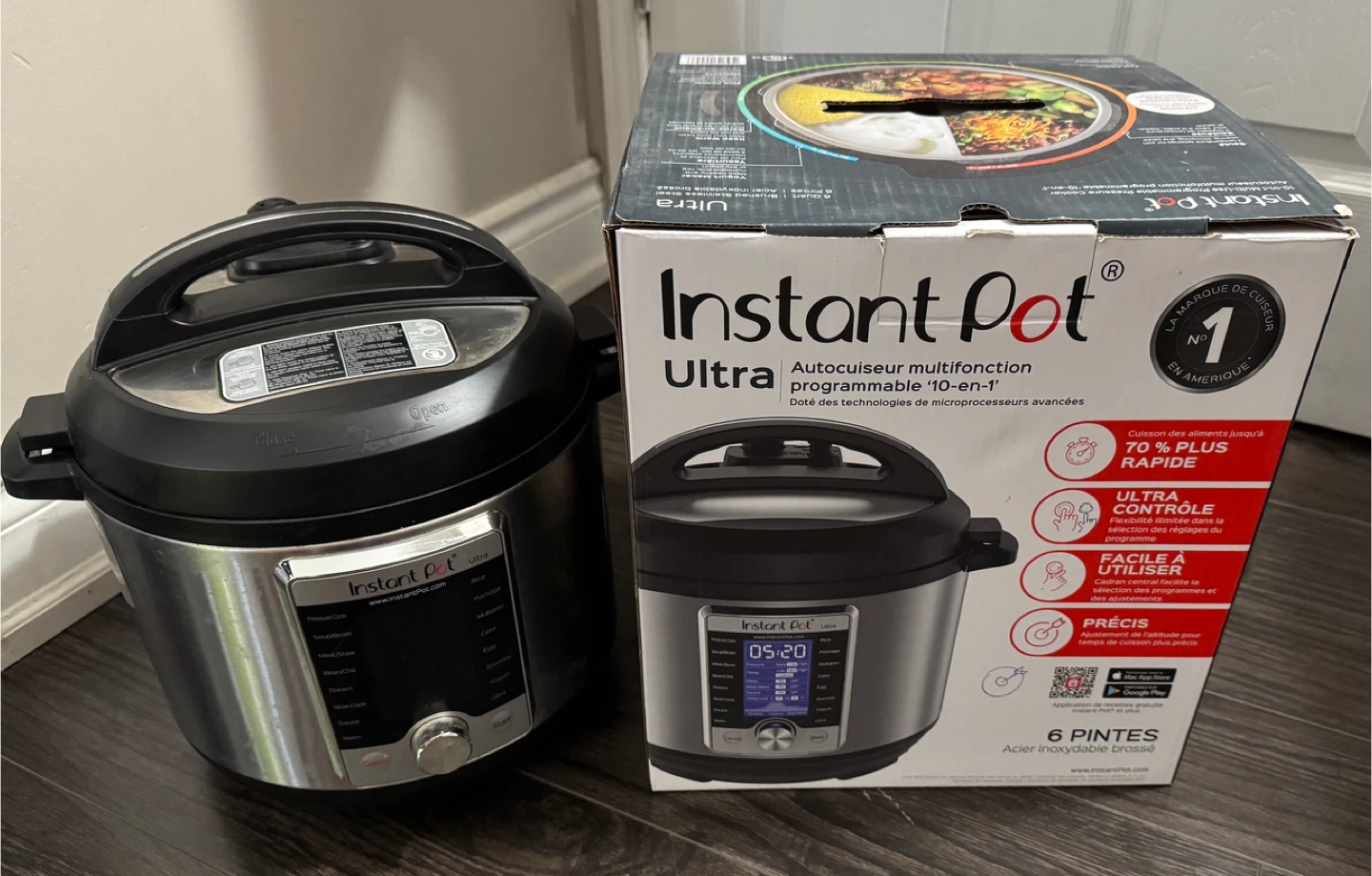 Instant Pot Ultra 6 Pintes - Like New!