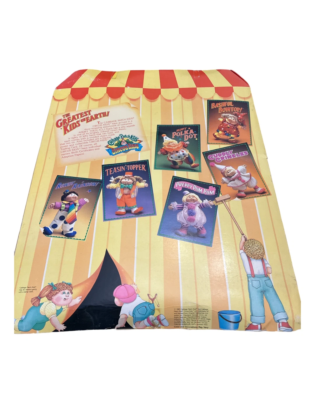 1984 Cabbage Patch Kids Circus Kids Doll in Box - photo 5
