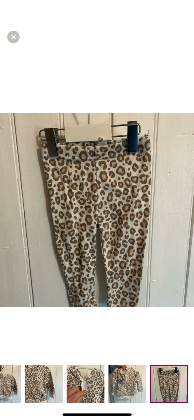 Lila & Jack 12M Leopard Print Hoodie Set image indicator(5)