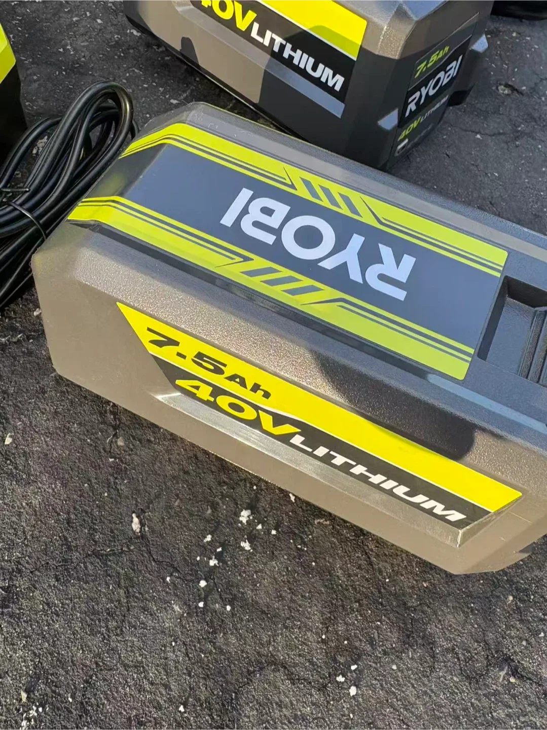 Ryobi Snow Blower with two batteries and charger image indicator(5)