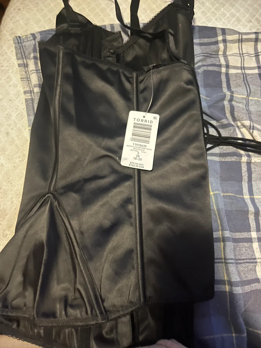 Torrid Black Corset - Size 2X