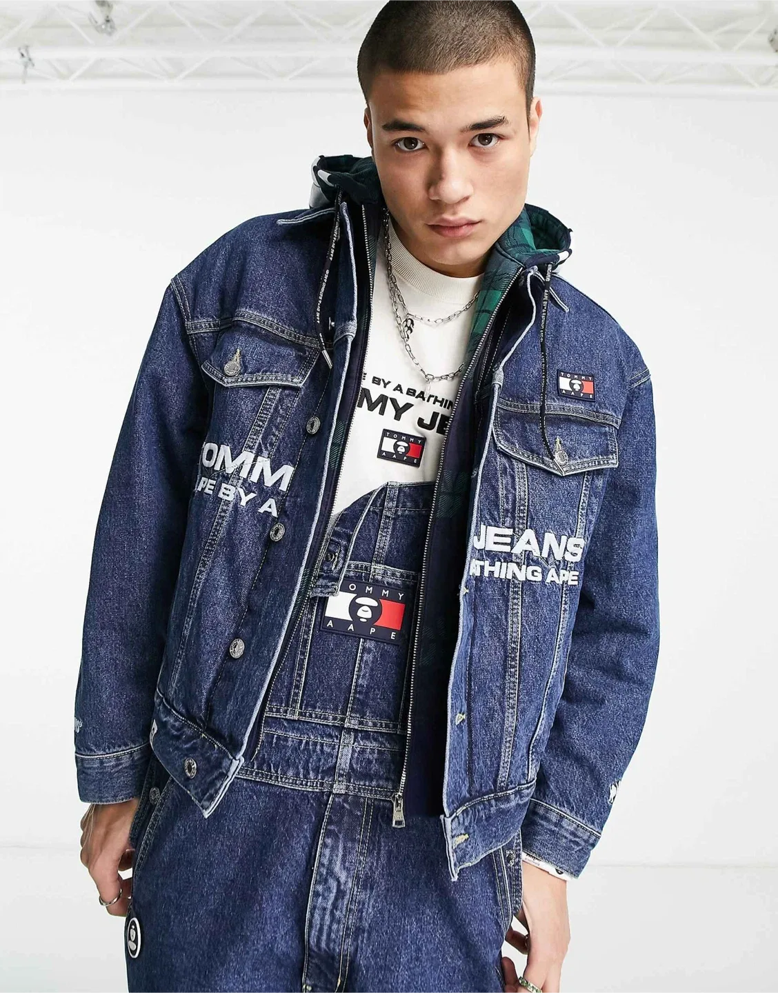 Tommy Jeans AAPE Denim Jacket - Size S