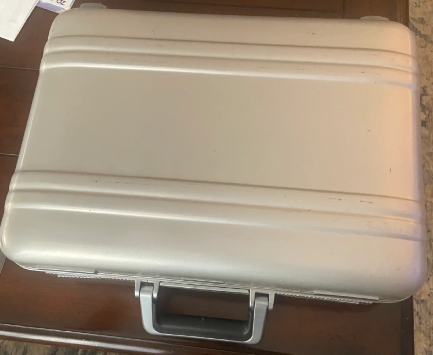 Zero Halliburton Silver Briefcase