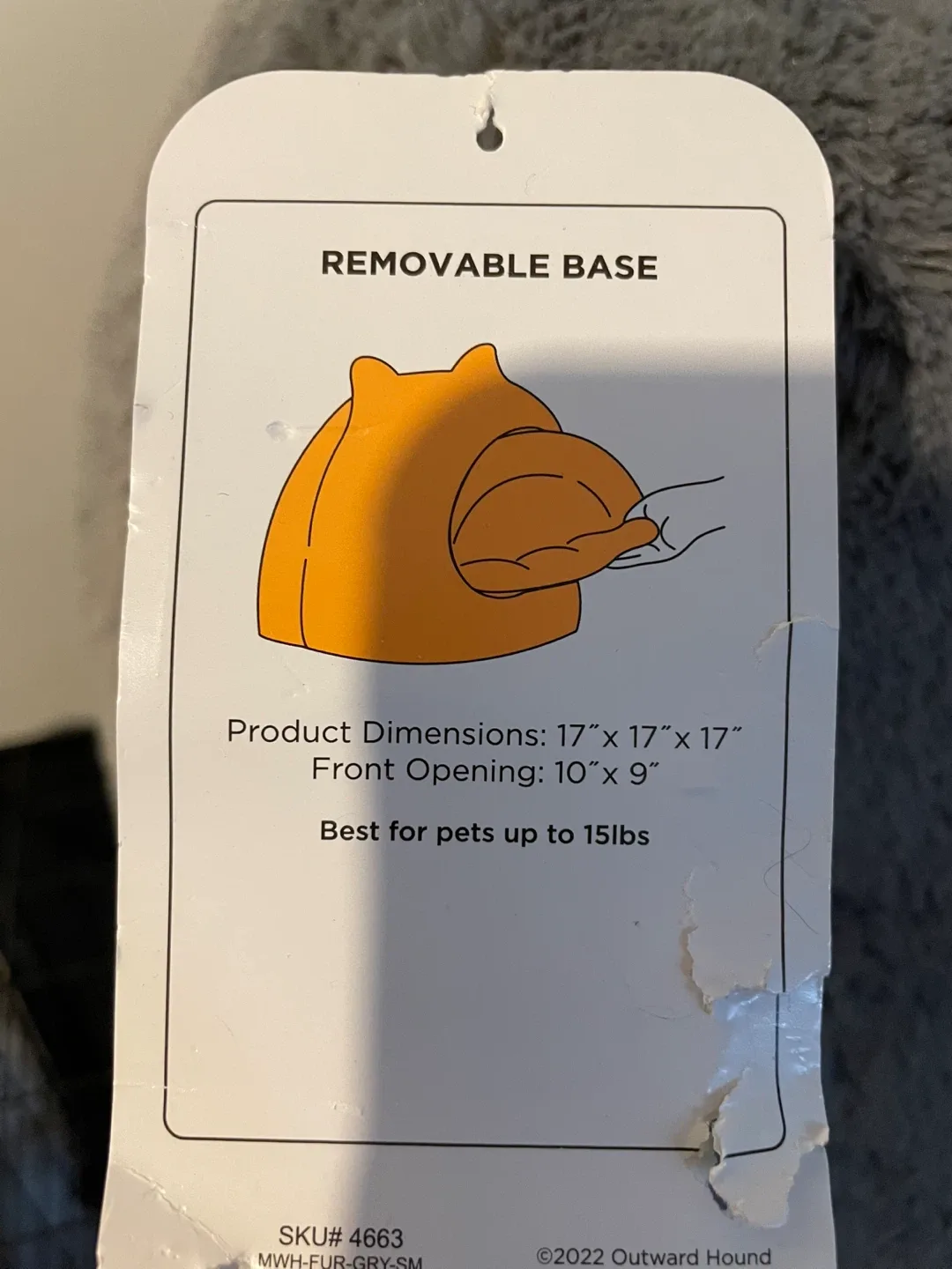 Small Dog/Cat Hooded Bed image indicator(3)